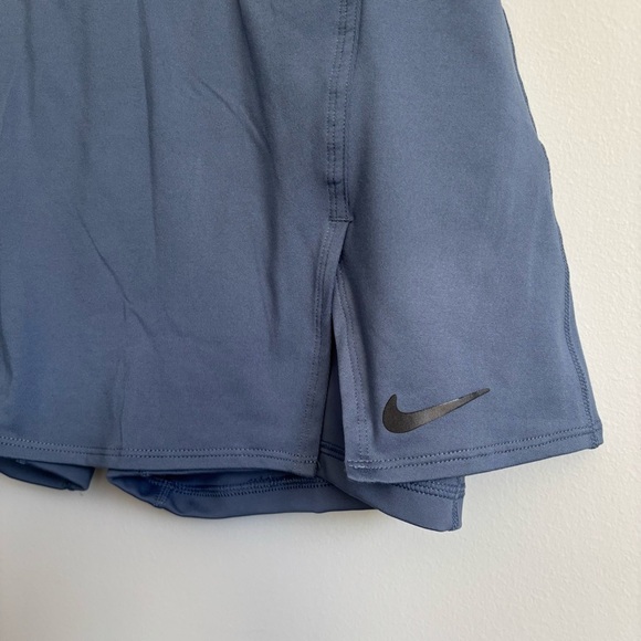 NWT Nike Women's Large Slate Blue Skort Tennis Slim Fit - Picture 2 of 10